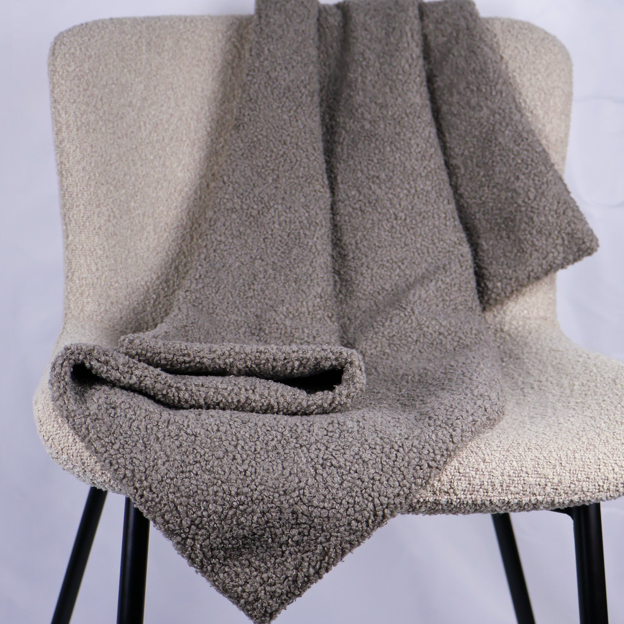 Hundedecke Plaid Curly - stone